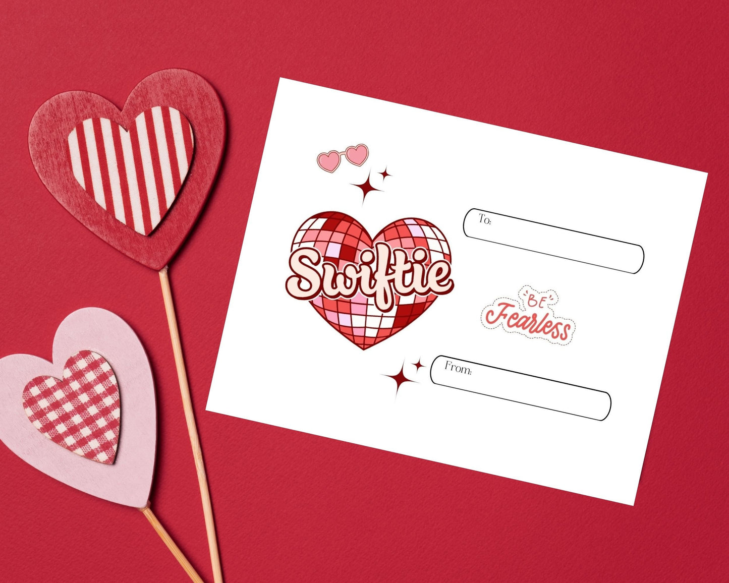 Taylor Swiftie Valentines day cards - printable