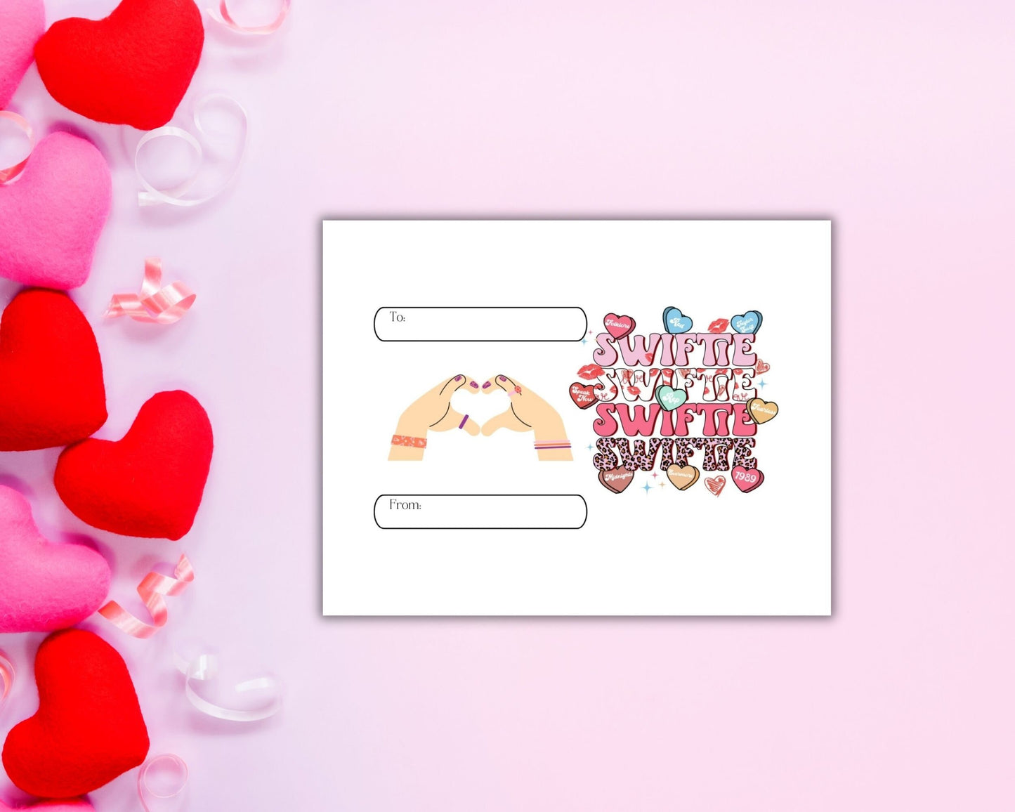 Taylor Swiftie Valentines day cards - printable