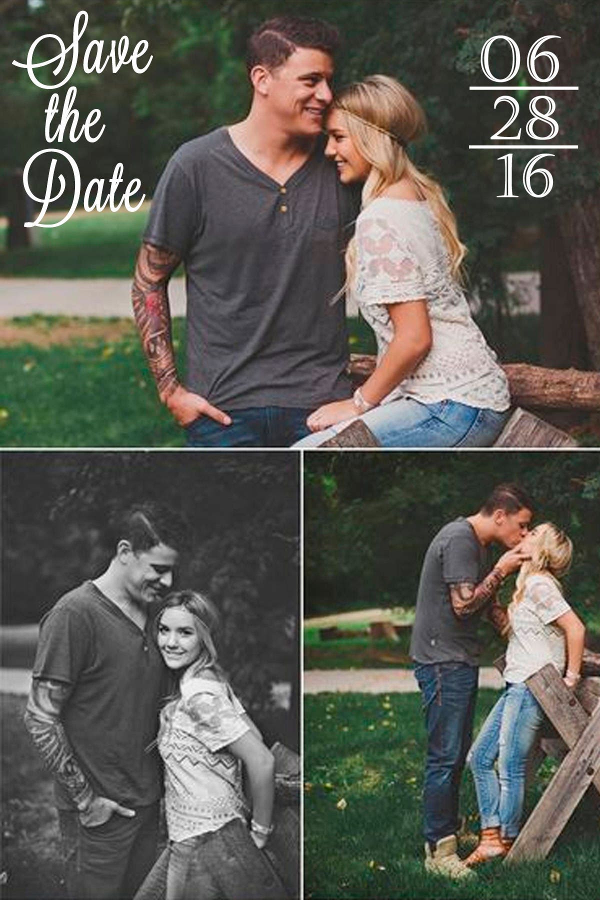 50 Save the Date Magnets, Photo Save the Date Magnets, Wedding Save the Date Magnets