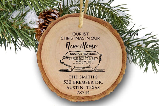 First home ornament Housewarming Gift Personalized Christmas ornament New home ornament Our first home First house First Home Gift