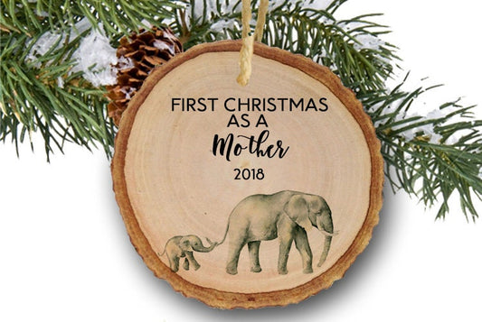 First Christmas as a Mommy Personalized Christmas Ornament Keepsake New Mother Gift New Mother Ornament Mom and Baby  Ornament Keepsake