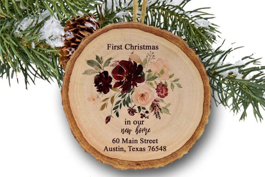 First Christmas In Our New Home Ornament Personalized Gift First Christmas New House, New Home Gift For Wife Custom Christmas Ornament House