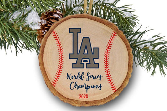 World Series 2020, LA Dodgers, Champions ornament, Team Gift, Co Worker Gift, Baseball, Dodgers ornaments, Los Angeles Dodgers