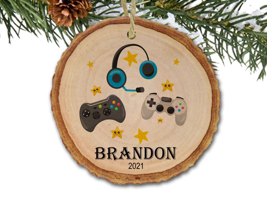 Personalized Gamer Ornament, Video Game Controller, Gift for boy, Gift for girl, Personalized for kids