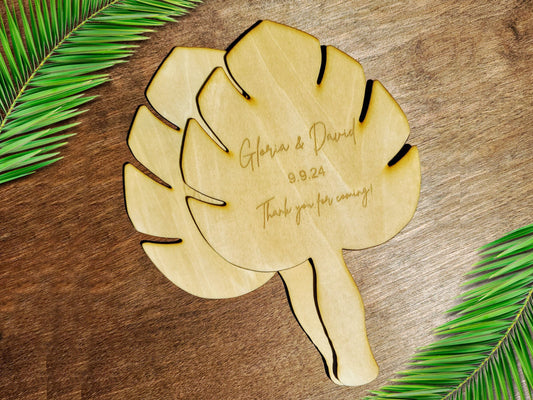 Custom Personalized Wooden Hand Fans for Wedding or Event, Engraved Gift, Wedding fan favors, Outdoor ceremony fan, Gift for guests