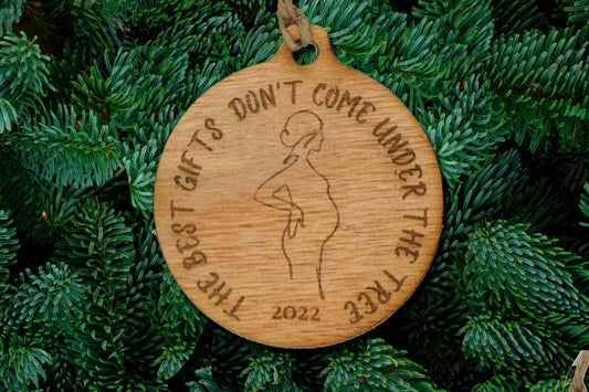 Baby expecting ornament, pregnancy ornament, baby shower gift, pregnancy reveal