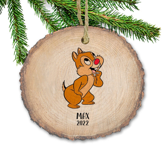 Dale Christmas Ornament, Chipmunk Ornament, kids ornament, Custom ornament, Personalized gift