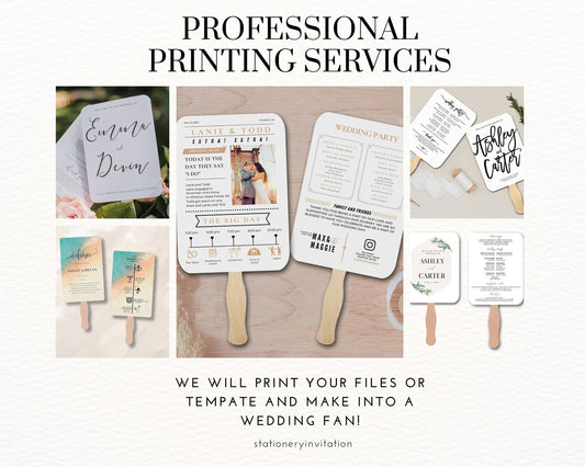 a flyer for a wedding with a photo of a couple