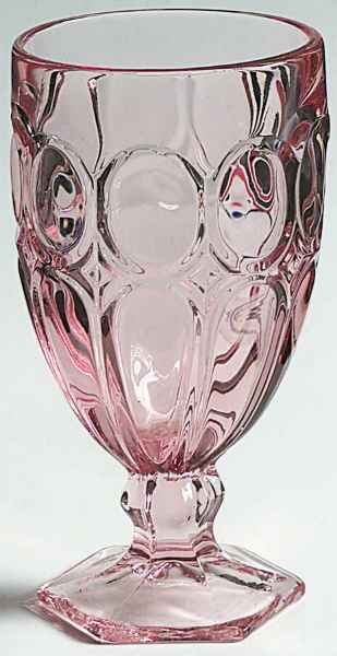 Pink Moonstone Vintage Iced Tea Glasses - Rental