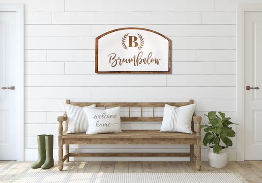 Family Name Sign, Custom Name Sign, Custom Wood Sign, Wood Family Name Sign, Personalized gift, Engraved gift