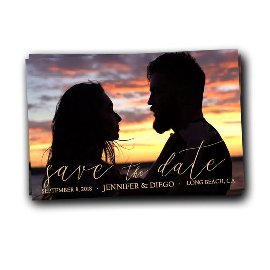 Photo Save the date Magnet, Wedding Save the Date, Photo save the date, beach save the date magnet, Save the date picture, Set of 50 magnets