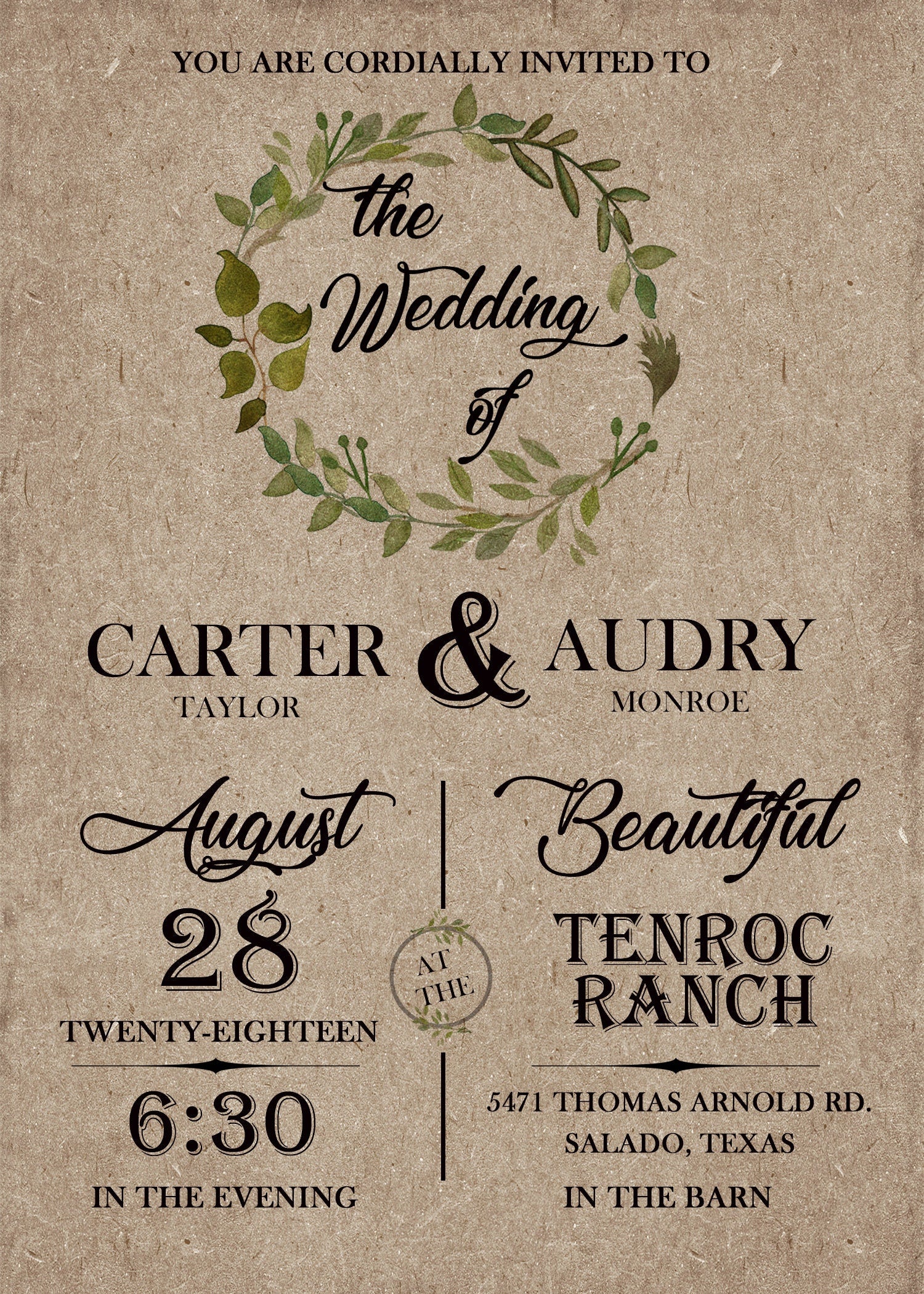 Custom Wedding Programs & Invitations