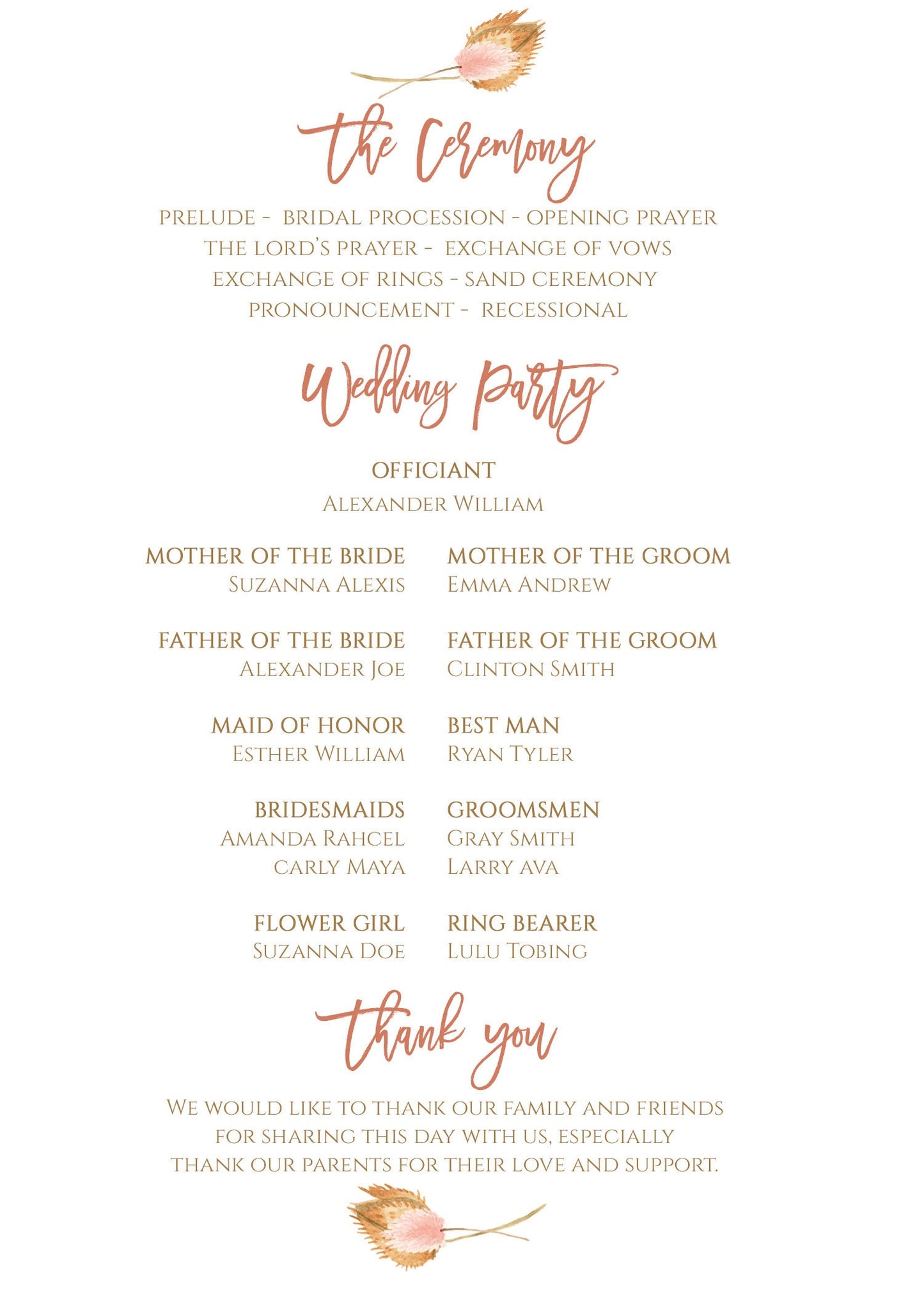 Wedding program fan assembled,boho wedding, wedding fans for guests, c –  Dudley Design, LLC