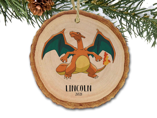 Personalized Christmas ornaments, Charizard, Name Ornament, Personalized Ornament, Toys